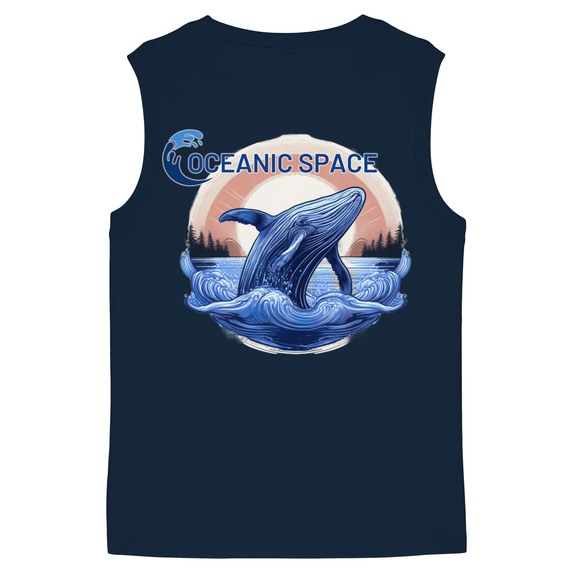 OCEANIC SPACE - Save our oceans - Womens Organic Tank Top - ThreadLabs