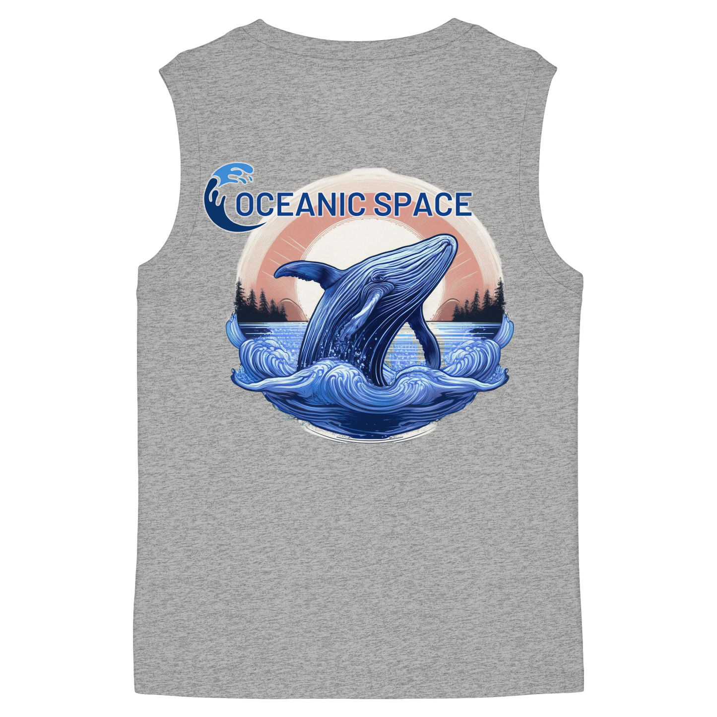 OCEANIC SPACE - Save our oceans - Womens Organic Tank Top - ThreadLabs