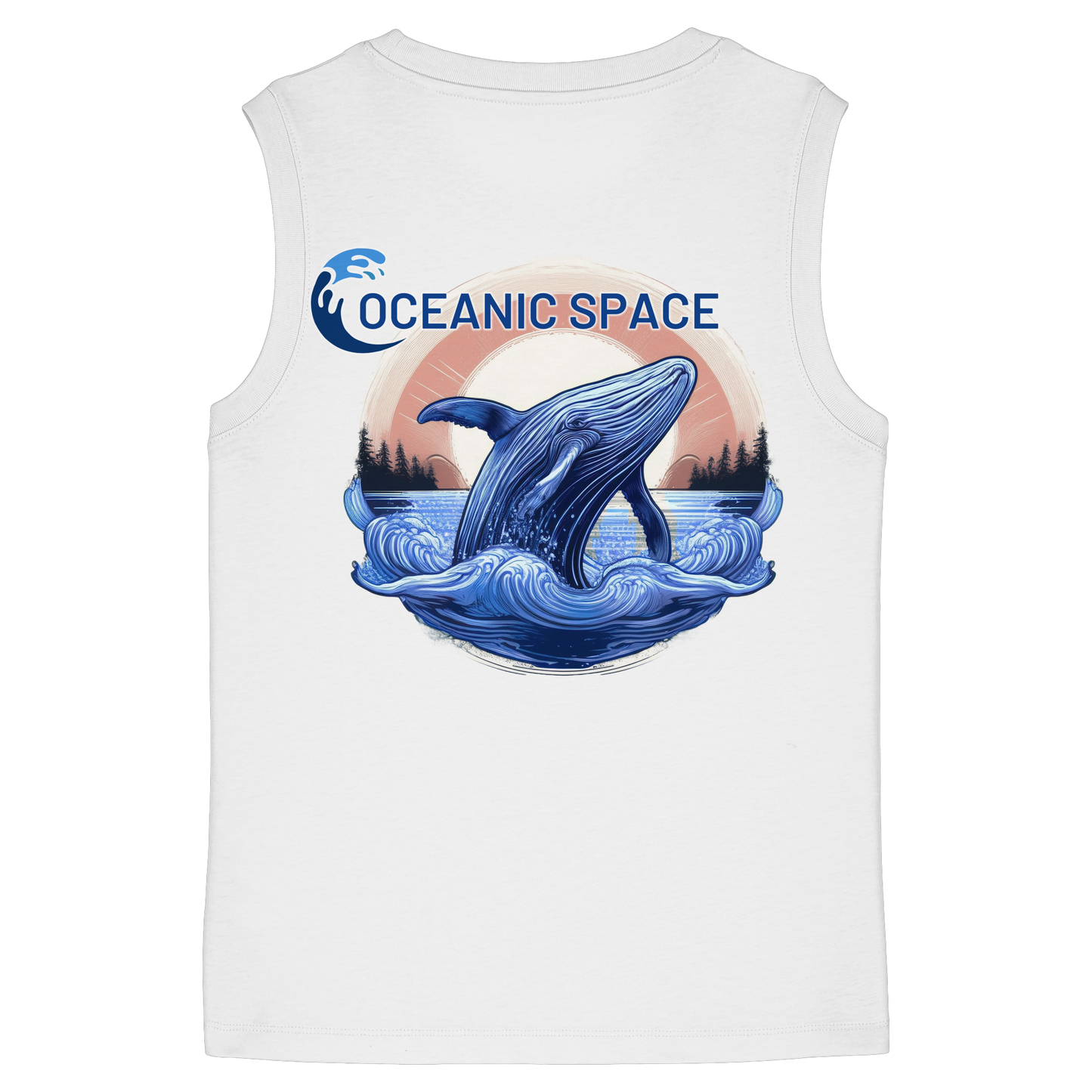 OCEANIC SPACE - Save our oceans - Womens Organic Tank Top - ThreadLabs