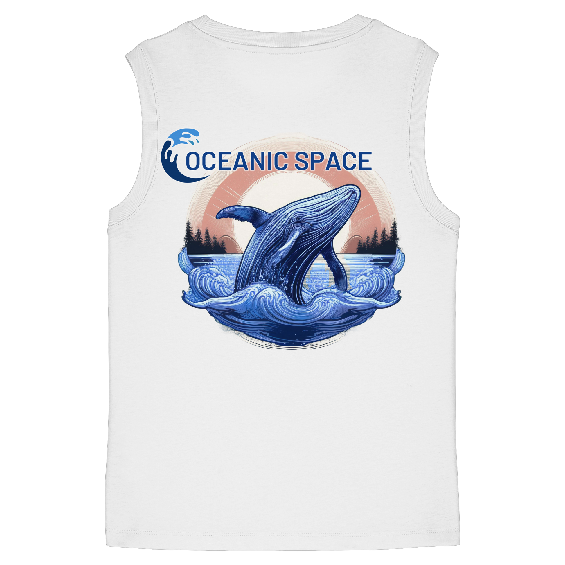 OCEANIC SPACE - Save our oceans - Womens Organic Tank Top - ThreadLabs