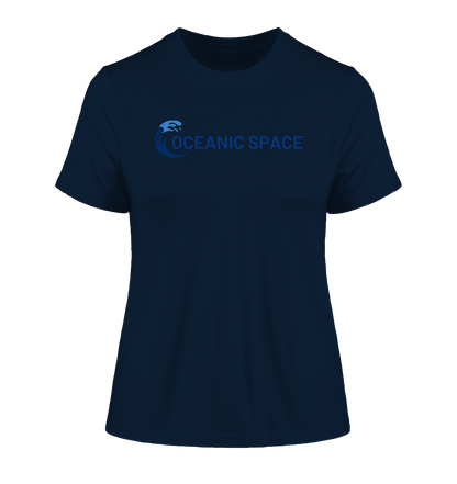 OCEANIC SPACE - Save our oceans - Fitted Ladies Organic Shirt - ThreadLabs