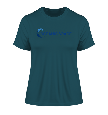 OCEANIC SPACE - Save our oceans - Fitted Ladies Organic Shirt - ThreadLabs