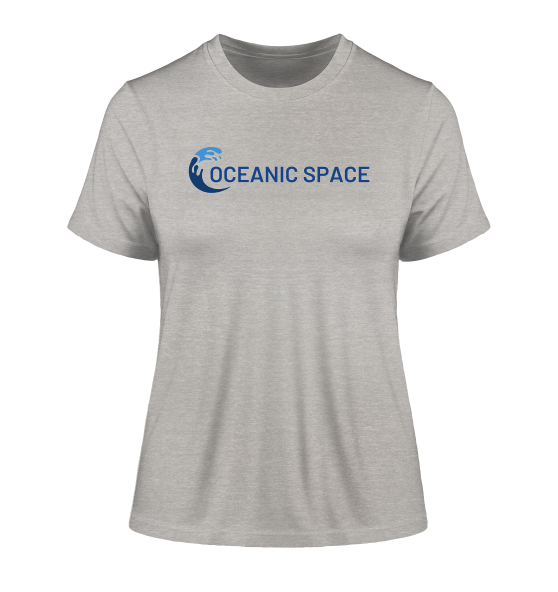 OCEANIC SPACE - Save our oceans - Fitted Ladies Organic Shirt - ThreadLabs