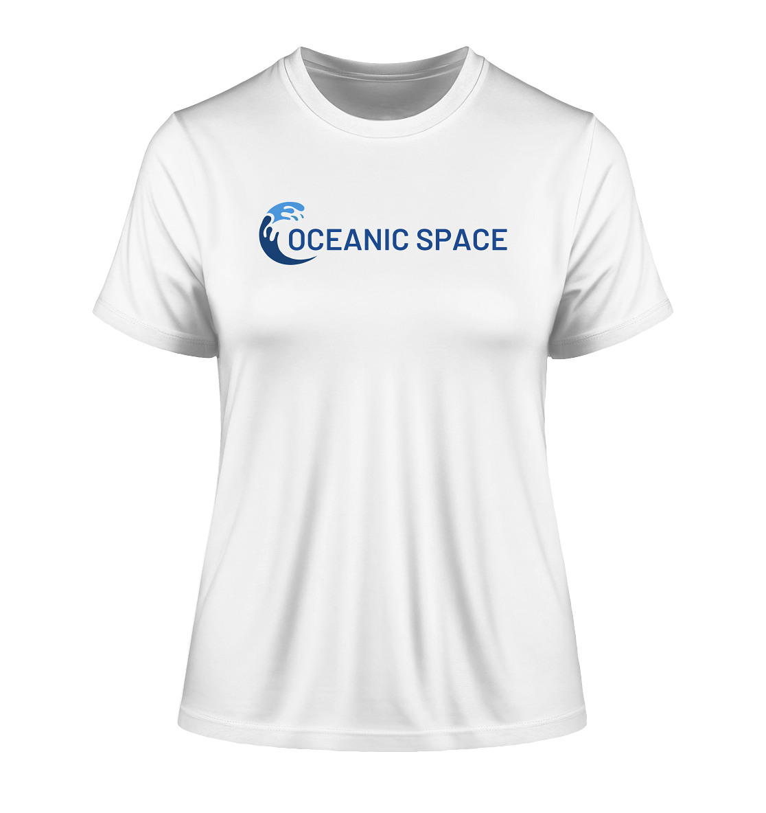 OCEANIC SPACE - Save our oceans - Fitted Ladies Organic Shirt - ThreadLabs