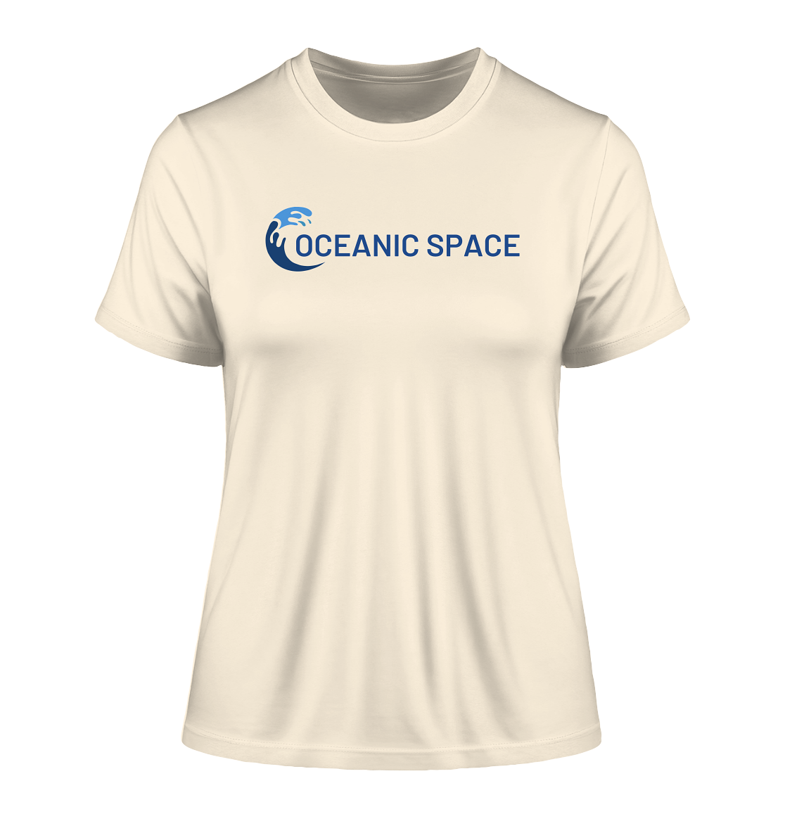 OCEANIC SPACE - Save our oceans - Fitted Ladies Organic Shirt - ThreadLabs