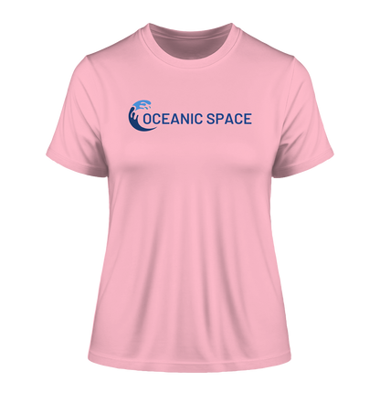 OCEANIC SPACE - Save our oceans - Fitted Ladies Organic Shirt - ThreadLabs