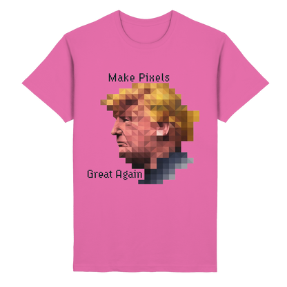 Dump Trump - Make pixels great again - Heavy Cotton T-Shirt - ThreadLabs