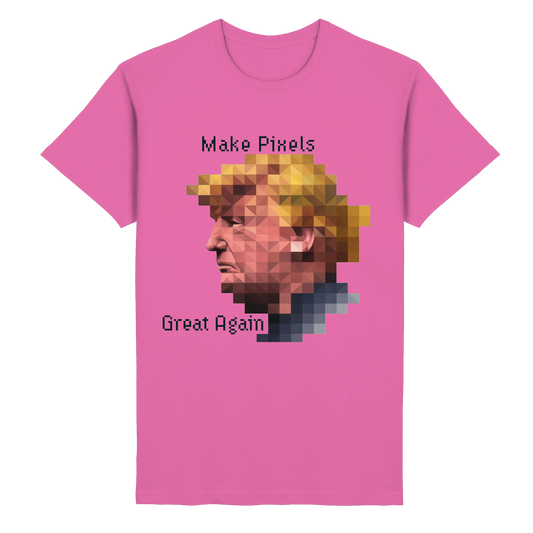 Dump Trump - Make pixels great again - Heavy Cotton T-Shirt - ThreadLabs