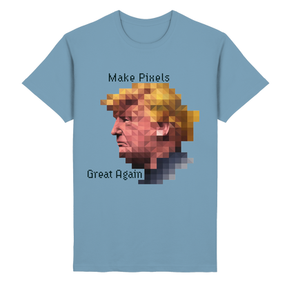 Dump Trump - Make pixels great again - Heavy Cotton T-Shirt - ThreadLabs
