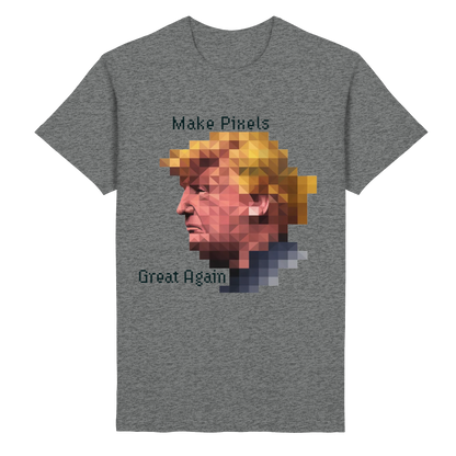 Dump Trump - Make pixels great again - Heavy Cotton T-Shirt - ThreadLabs