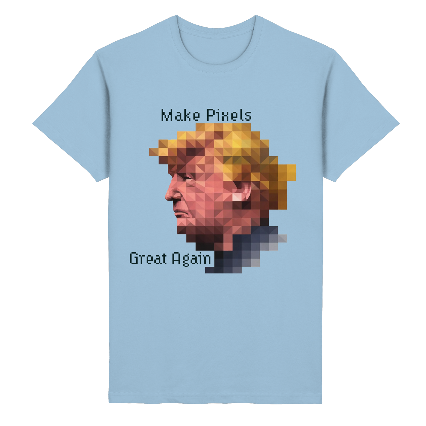 Dump Trump - Make pixels great again - Heavy Cotton T-Shirt - ThreadLabs