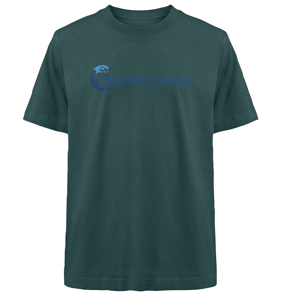 OCEANIC SPACE - Save our oceans - Heavy Oversized Organic Shirt - ThreadLabs