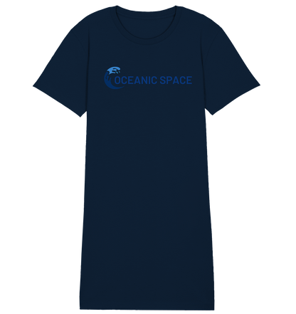 OCEANIC SPACE - Save our oceans - Ladies Organic Shirt Dress - ThreadLabs