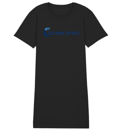 OCEANIC SPACE - Save our oceans - Ladies Organic Shirt Dress - ThreadLabs