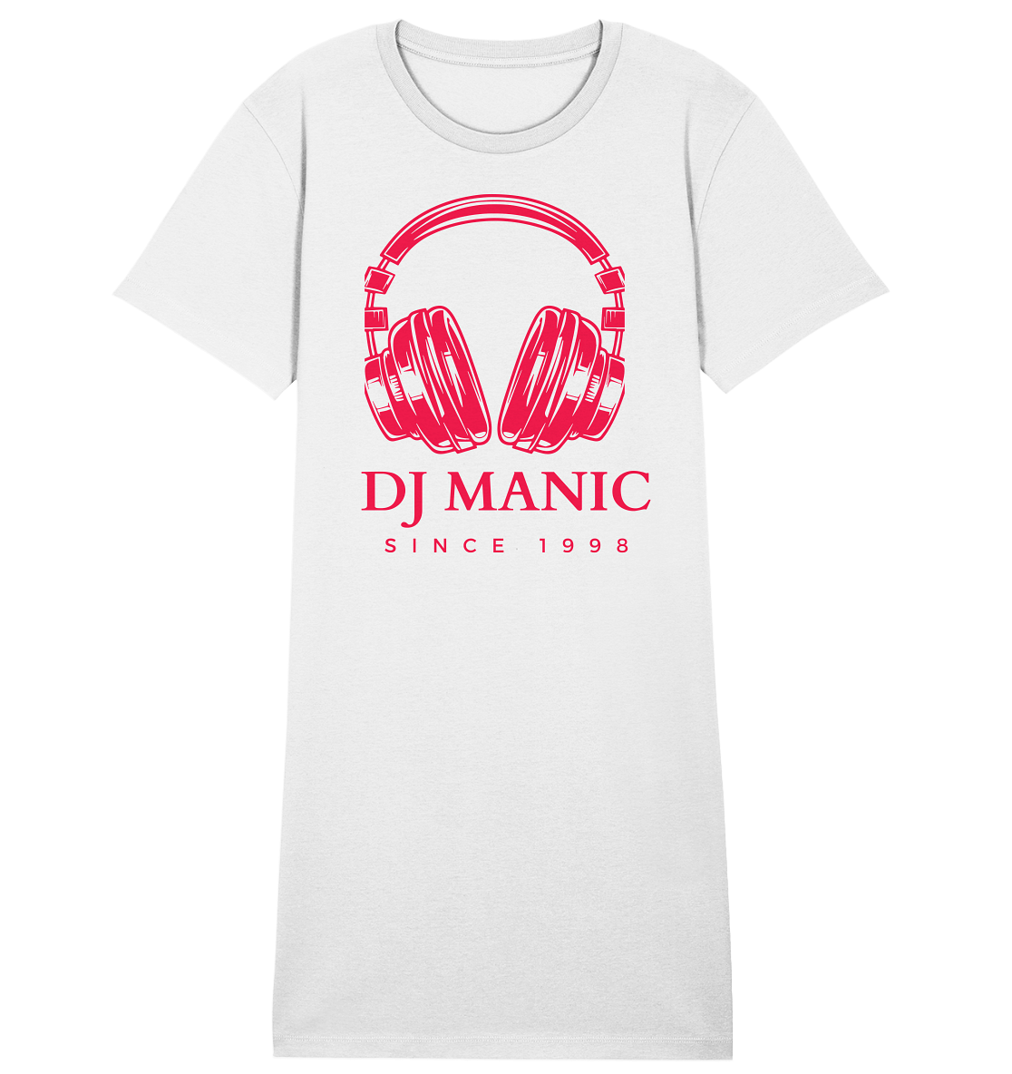 DJ Manic - Streetware - Ladies Organic Shirt Dress - ThreadLabs