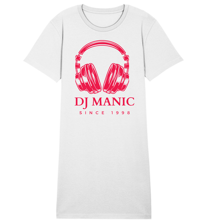 DJ Manic - Streetware - Ladies Organic Shirt Dress - ThreadLabs