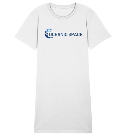 OCEANIC SPACE - Save our oceans - Ladies Organic Shirt Dress - ThreadLabs