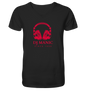 DJ Manic - Streetware - Mens Organic V-Neck Shirt - ThreadLabs