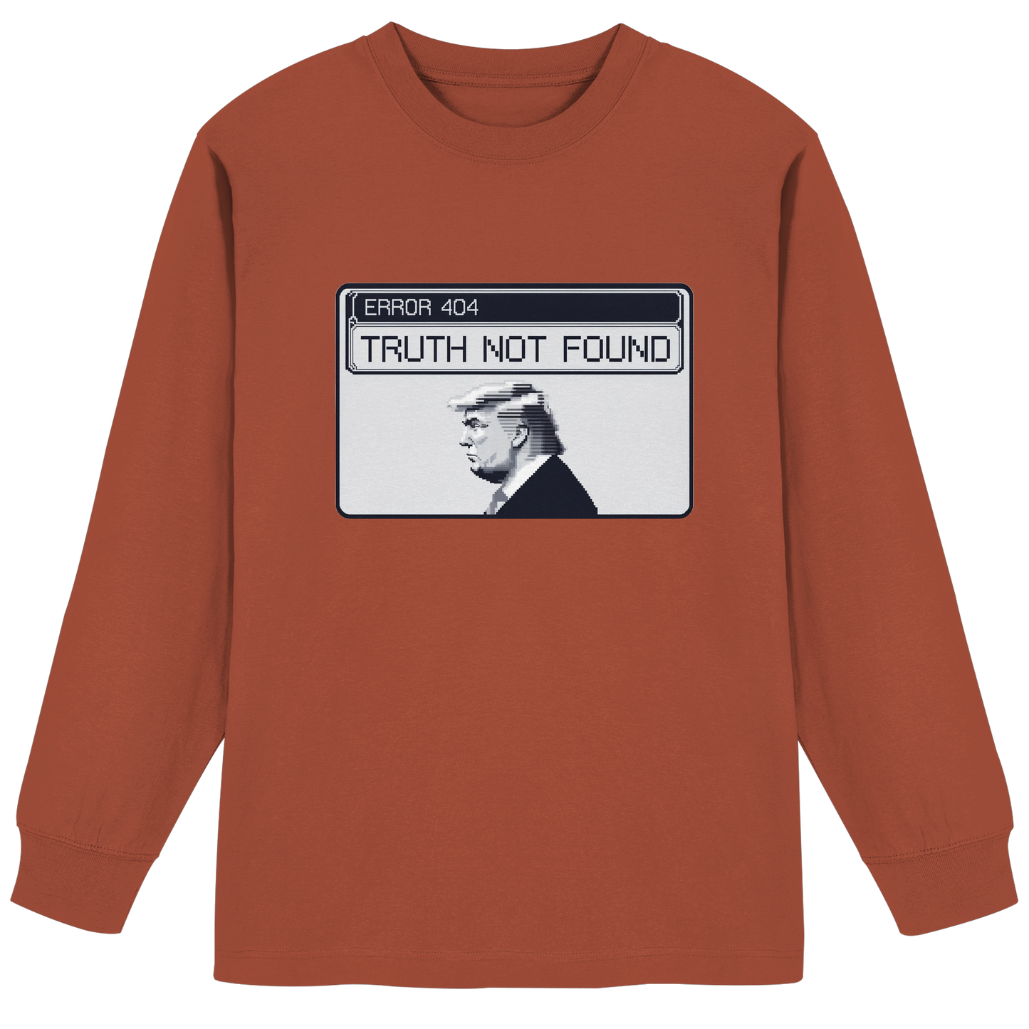 Dump Trump - Organic Heavy Oversized Longsleeve T-Shirt - ThreadLabs