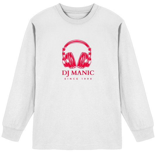 DJ Manic - Streetware - Organic Heavy Oversized Longsleeve T-Shirt - ThreadLabs