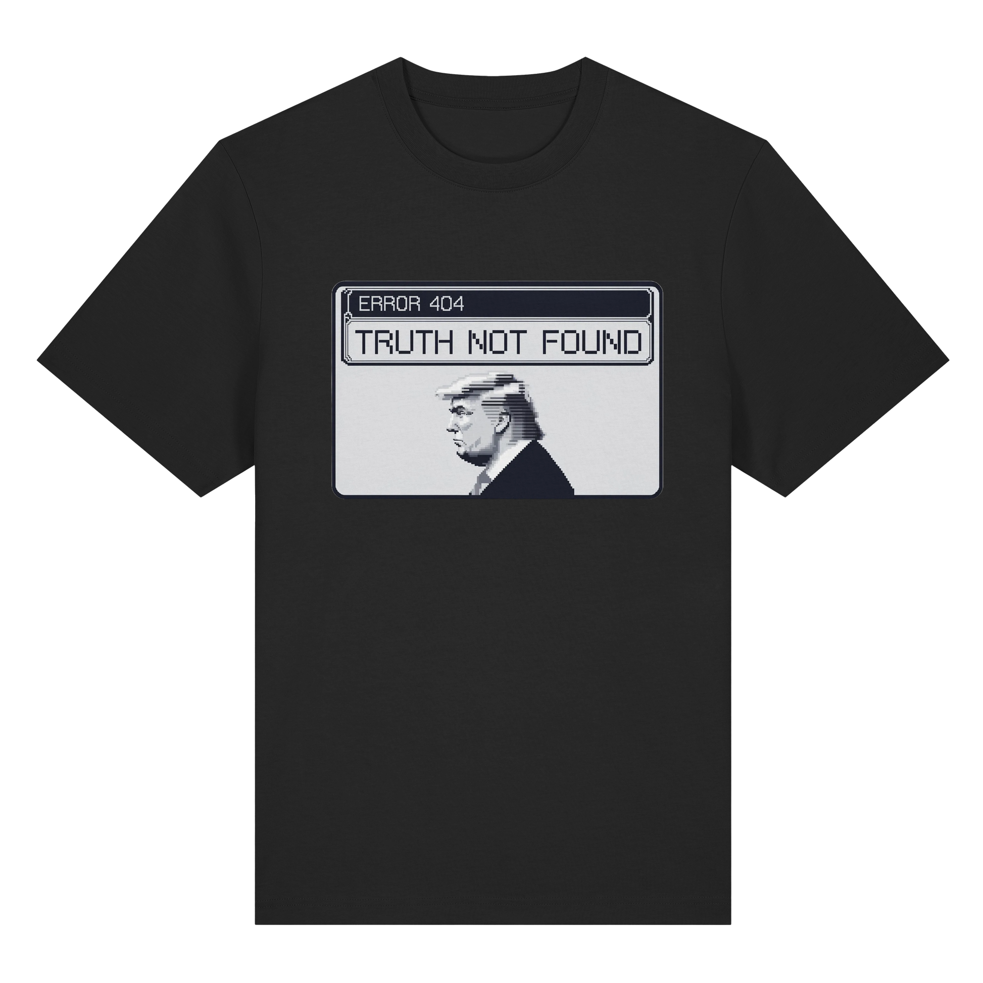 Dump Trump - Error 404: Truth not found - Organic Heavy T-Shirt - ThreadLabs