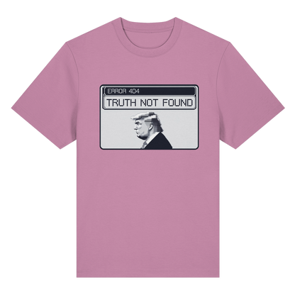 Dump Trump - Error 404: Truth not found - Organic Heavy T-Shirt - ThreadLabs