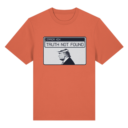 Dump Trump - Error 404: Truth not found - Organic Heavy T-Shirt - ThreadLabs