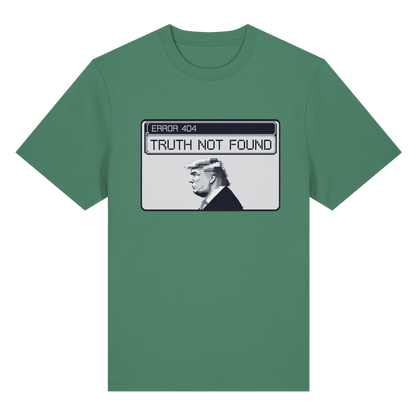 Dump Trump - Error 404: Truth not found - Organic Heavy T-Shirt - ThreadLabs