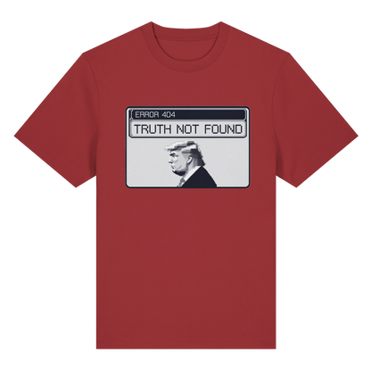 Dump Trump - Error 404: Truth not found - Organic Heavy T-Shirt - ThreadLabs