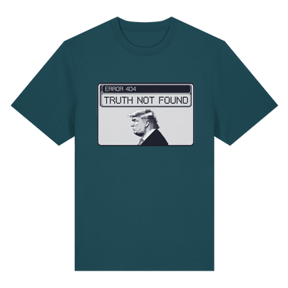 Dump Trump - Error 404: Truth not found - Organic Heavy T-Shirt - ThreadLabs