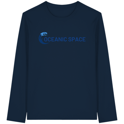 OCEANIC SPACE - Save our oceans - Organic Longsleeve T-Shirt - ThreadLabs