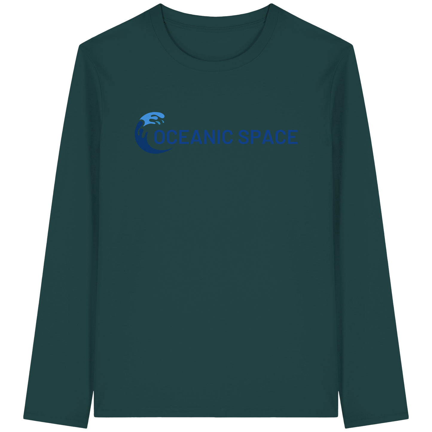 OCEANIC SPACE - Save our oceans - Organic Longsleeve T-Shirt - ThreadLabs
