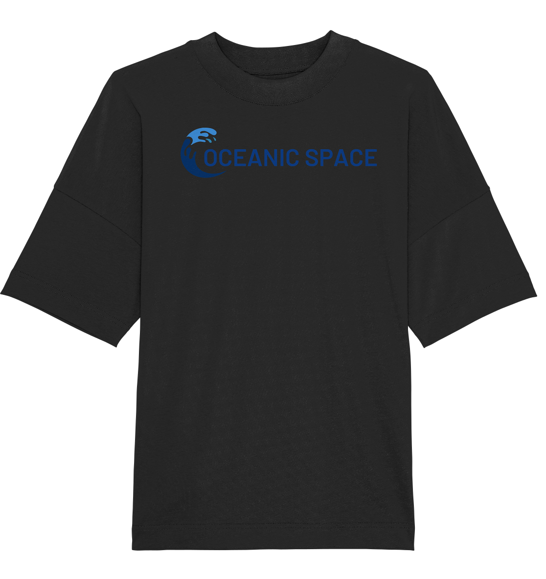 OCEANIC SPACE - Save our oceans - Organic Oversize Shirt - ThreadLabs