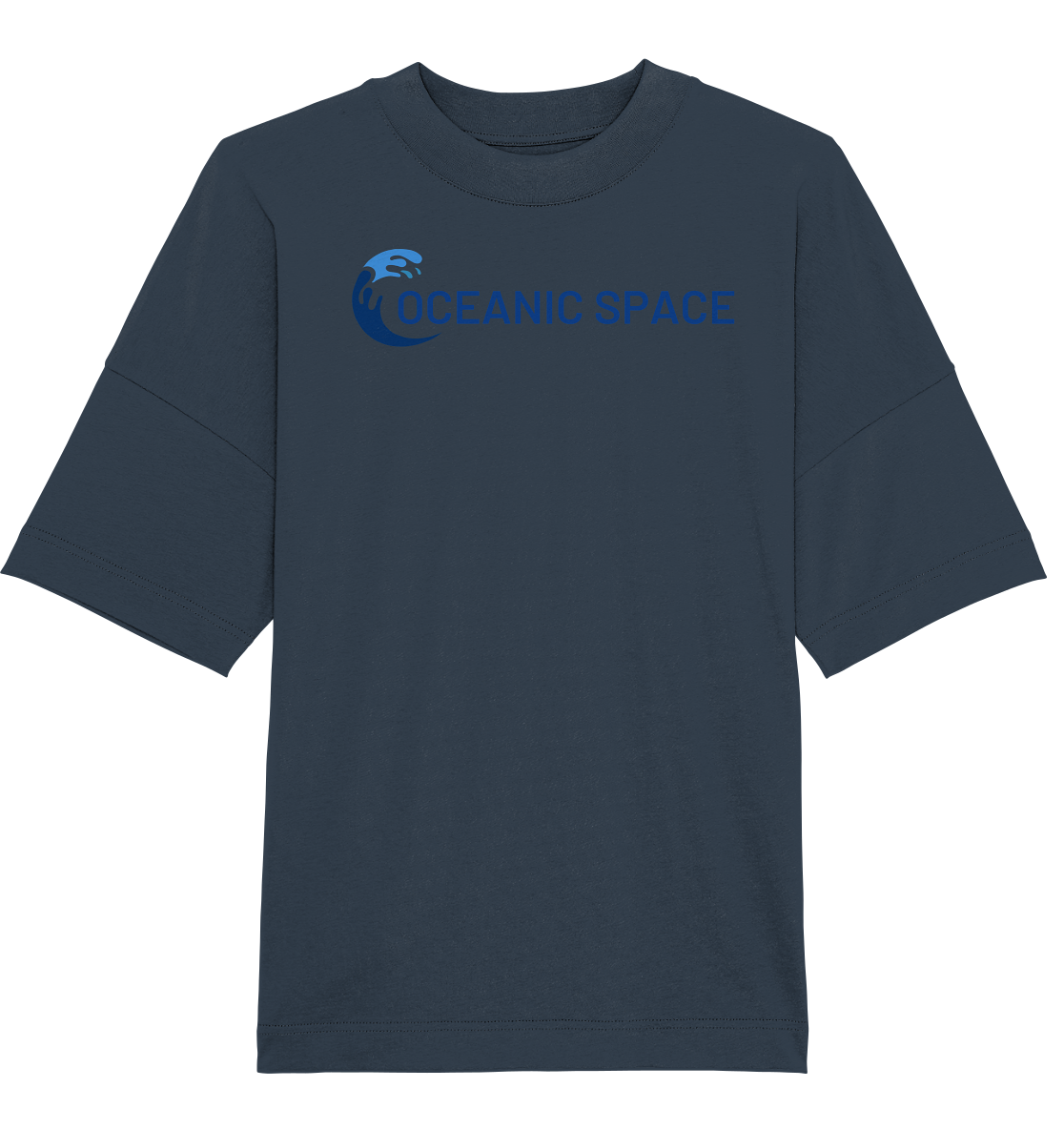 OCEANIC SPACE - Save our oceans - Organic Oversize Shirt - ThreadLabs