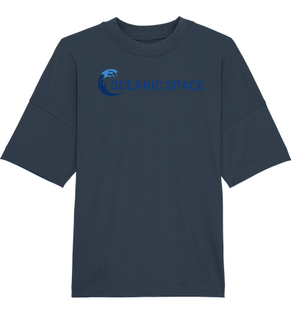 OCEANIC SPACE - Save our oceans - Organic Oversize Shirt - ThreadLabs