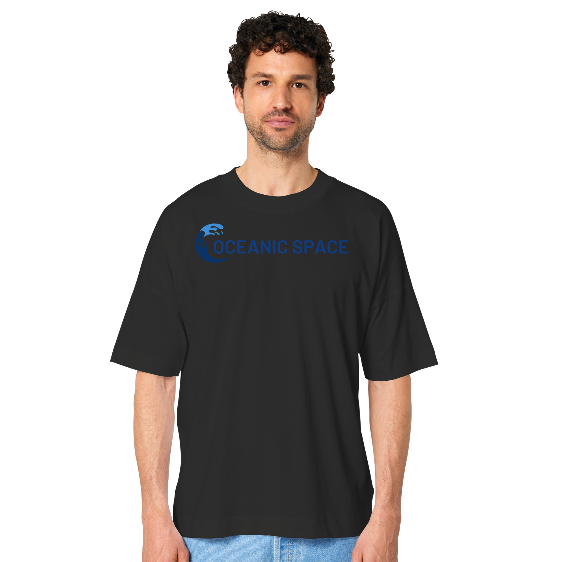 OCEANIC SPACE - Save our oceans - Organic Oversize Shirt - ThreadLabs