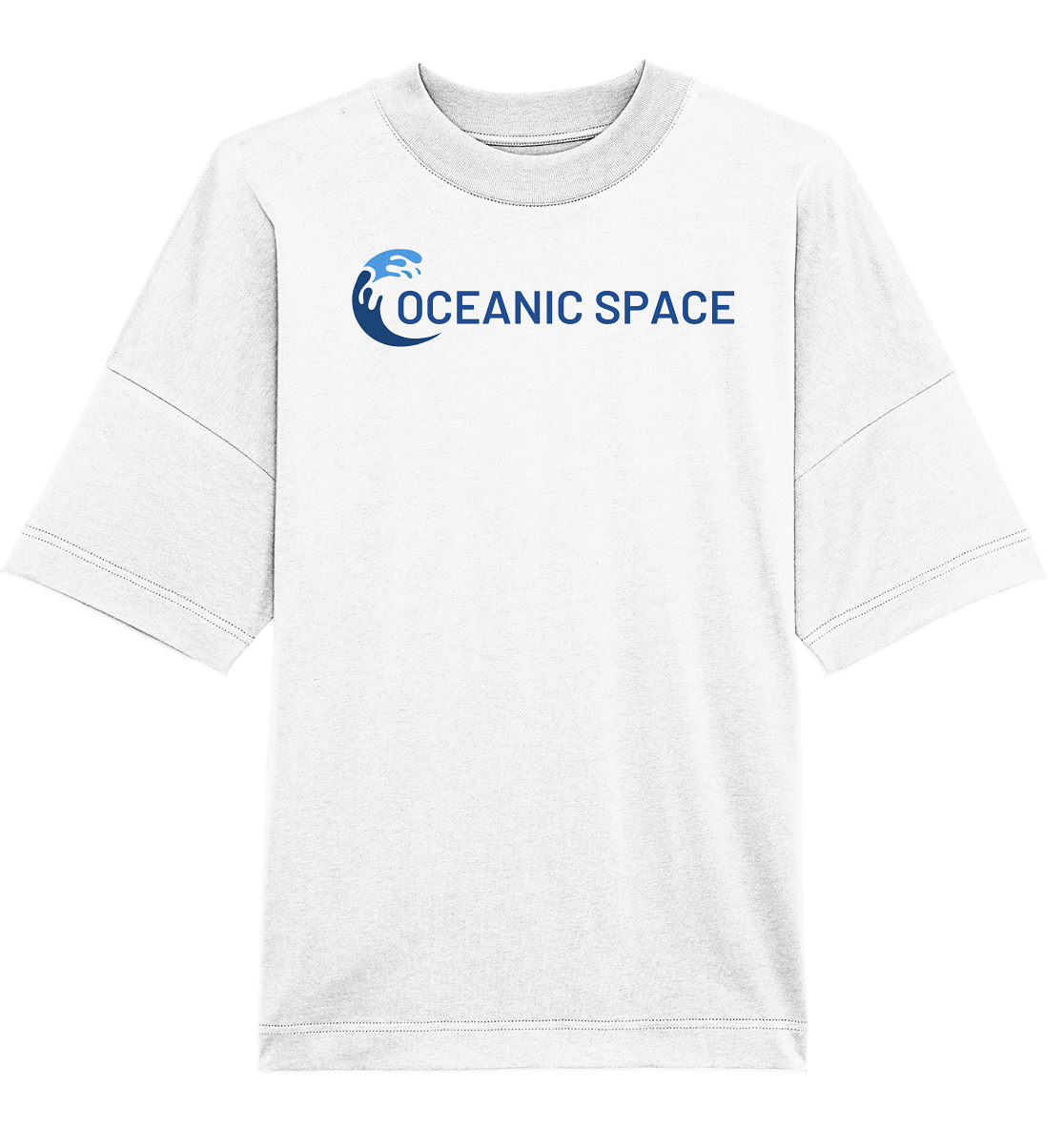 OCEANIC SPACE - Save our oceans - Organic Oversize Shirt - ThreadLabs