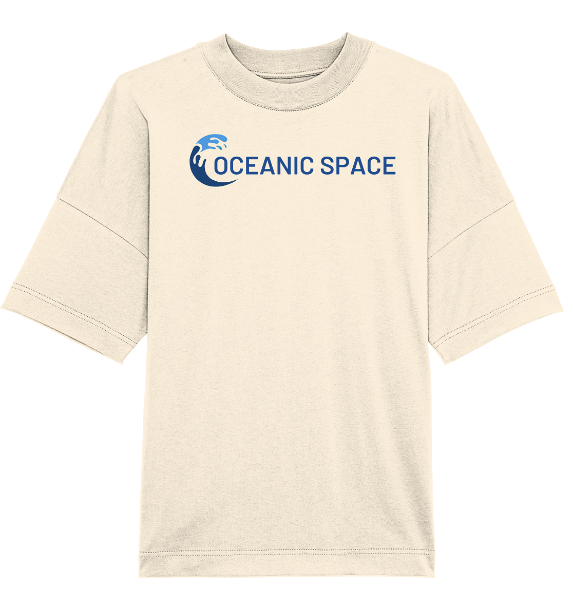 OCEANIC SPACE - Save our oceans - Organic Oversize Shirt - ThreadLabs