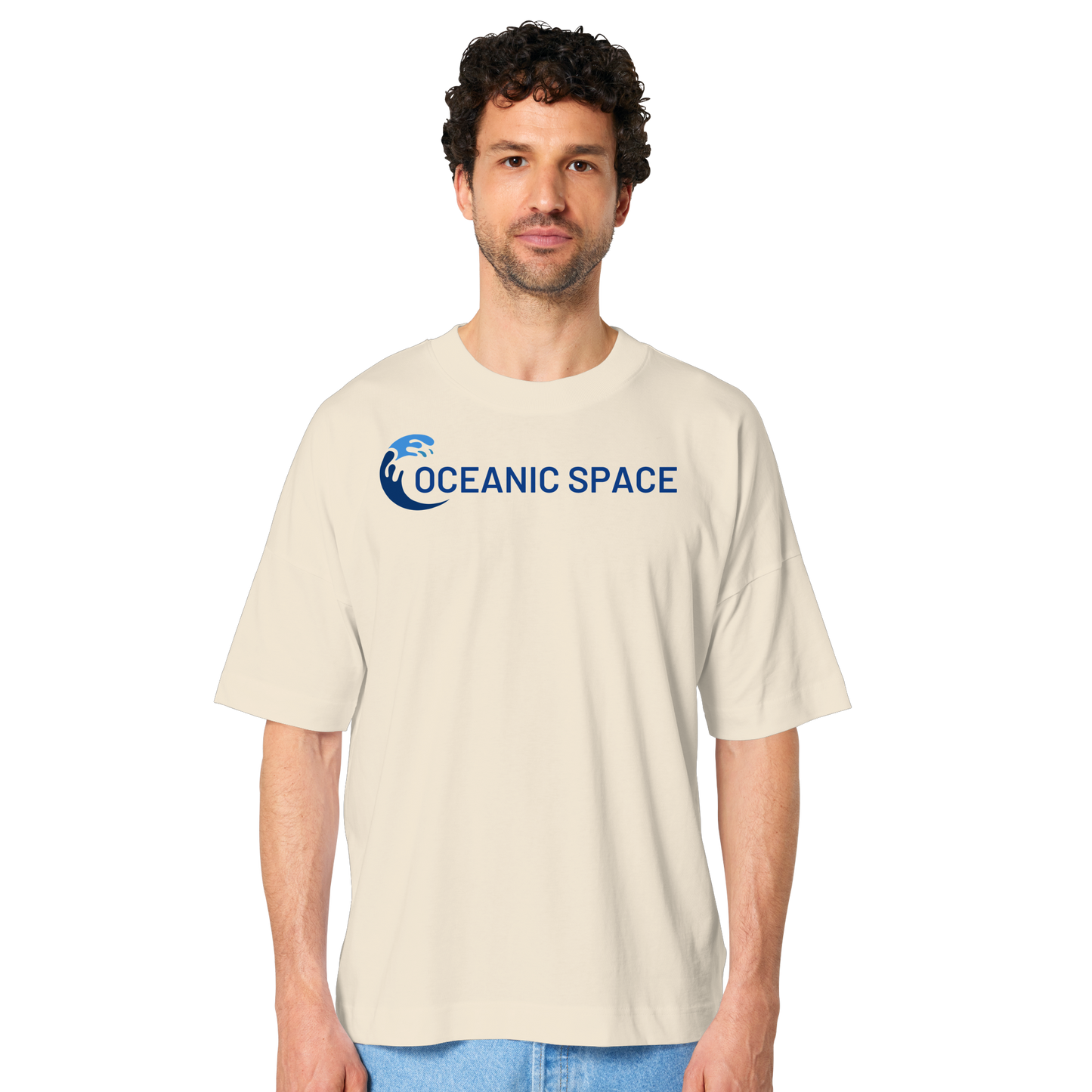 OCEANIC SPACE - Save our oceans - Organic Oversize Shirt - ThreadLabs