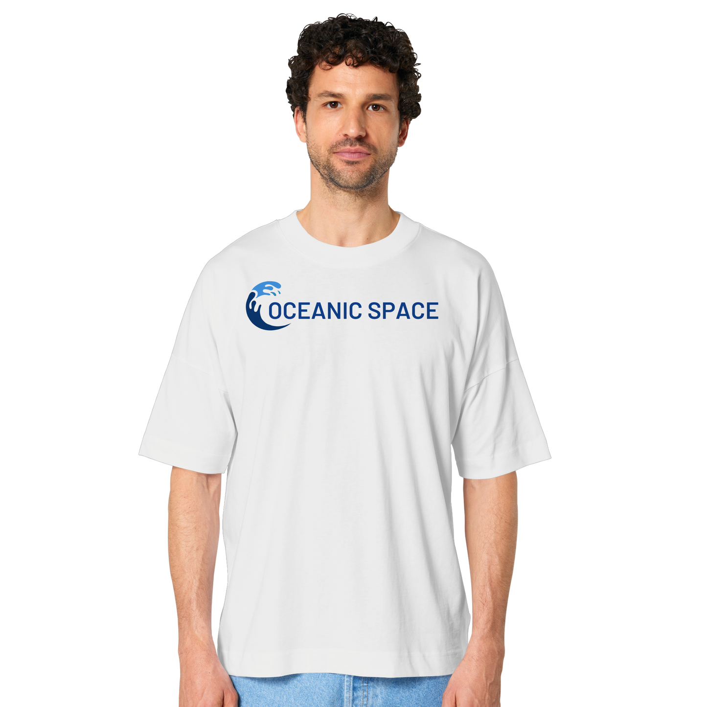 OCEANIC SPACE - Save our oceans - Organic Oversize Shirt - ThreadLabs