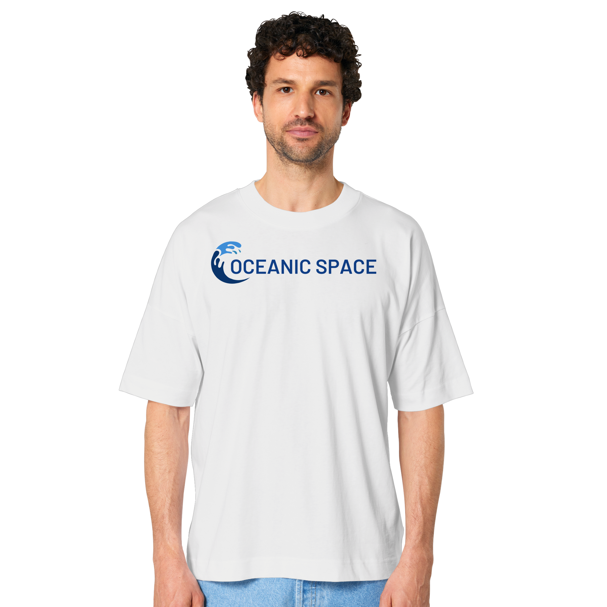 OCEANIC SPACE - Save our oceans - Organic Oversize Shirt - ThreadLabs