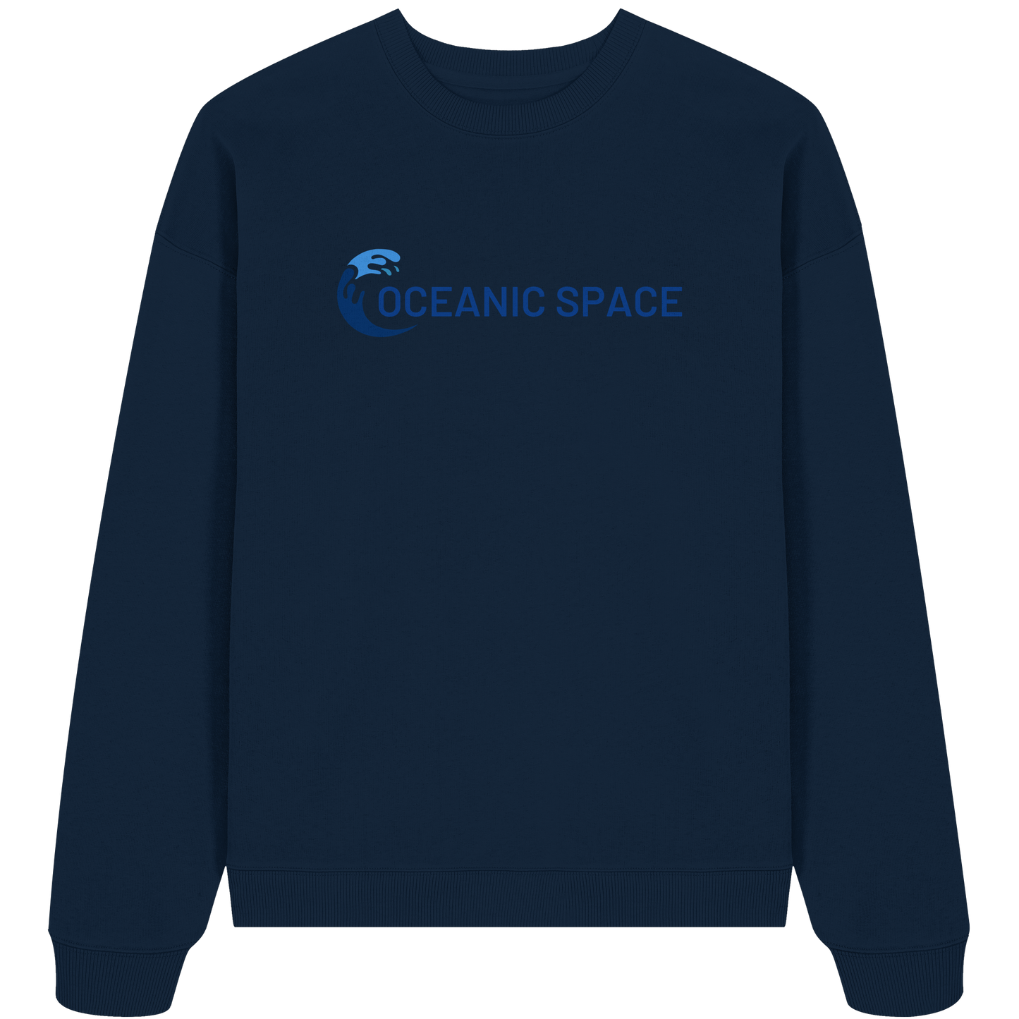 OCEANIC SPACE - Save our oceans - Organic Oversize Sweatshirt - ThreadLabs