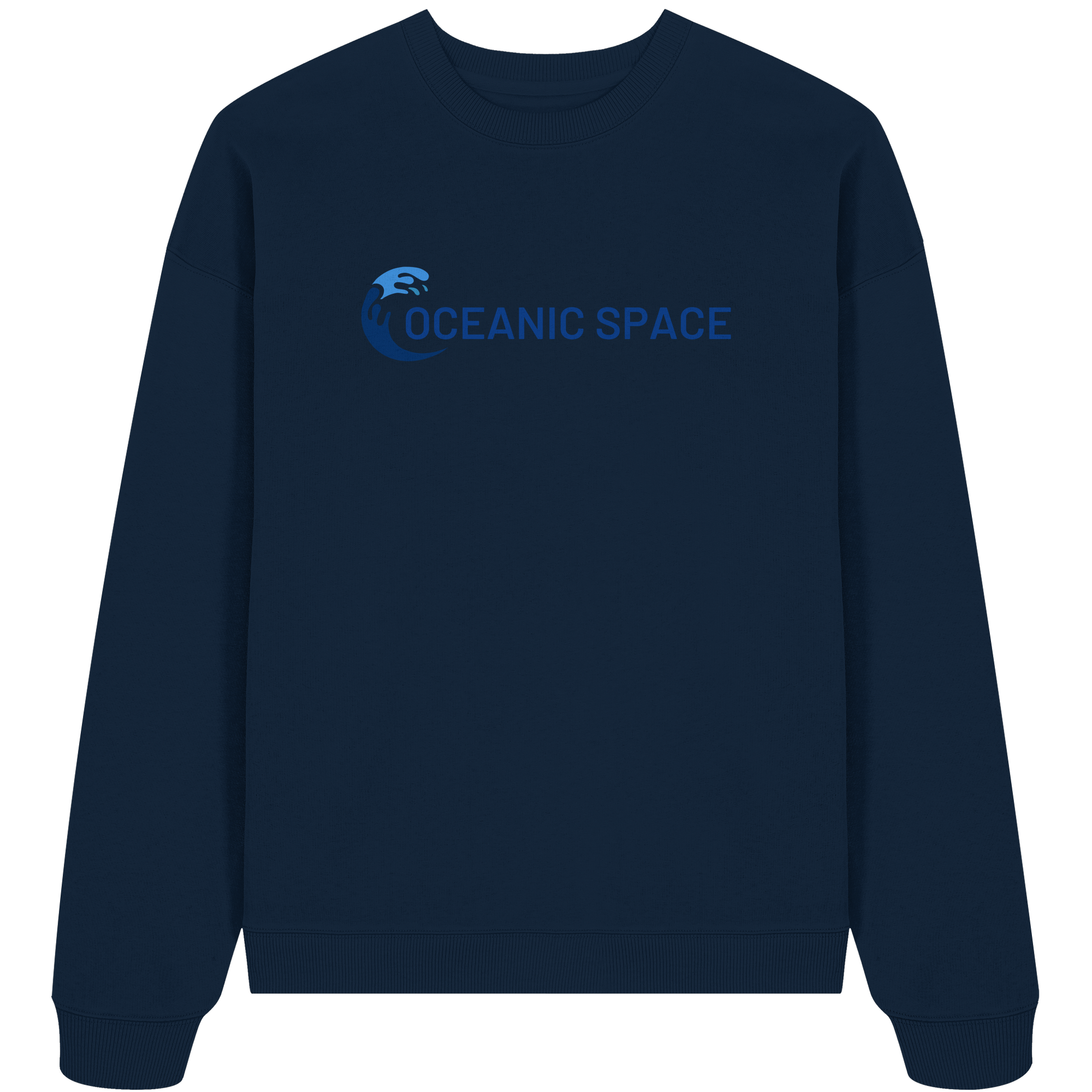 OCEANIC SPACE - Save our oceans - Organic Oversize Sweatshirt - ThreadLabs