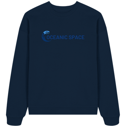 OCEANIC SPACE - Save our oceans - Organic Oversize Sweatshirt - ThreadLabs