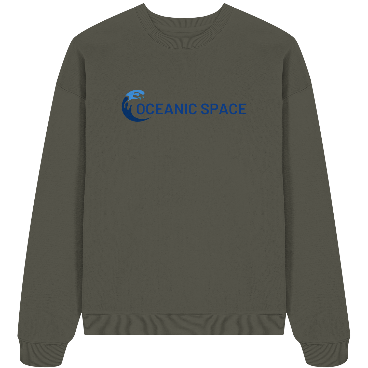 OCEANIC SPACE - Save our oceans - Organic Oversize Sweatshirt - ThreadLabs