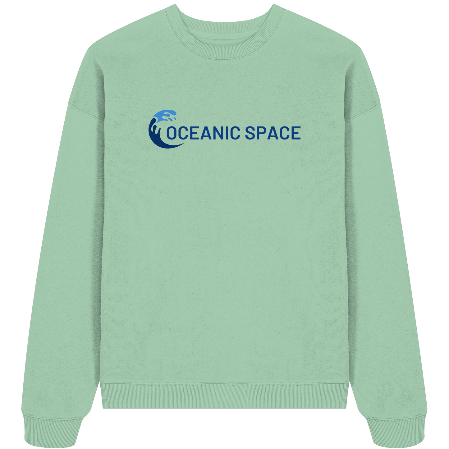 OCEANIC SPACE - Save our oceans - Organic Oversize Sweatshirt - ThreadLabs