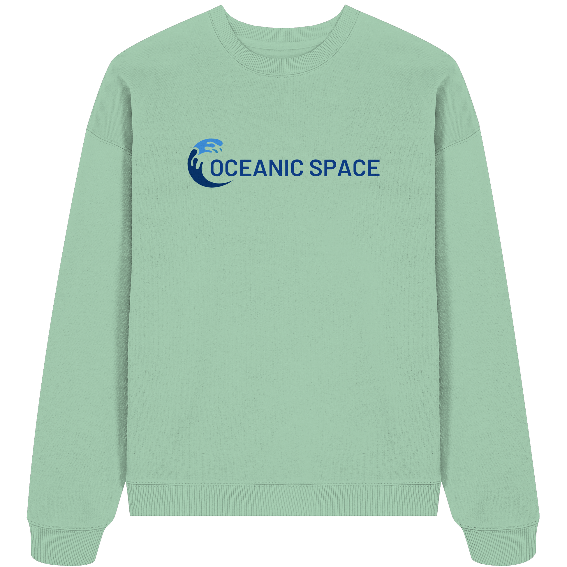 OCEANIC SPACE - Save our oceans - Organic Oversize Sweatshirt - ThreadLabs