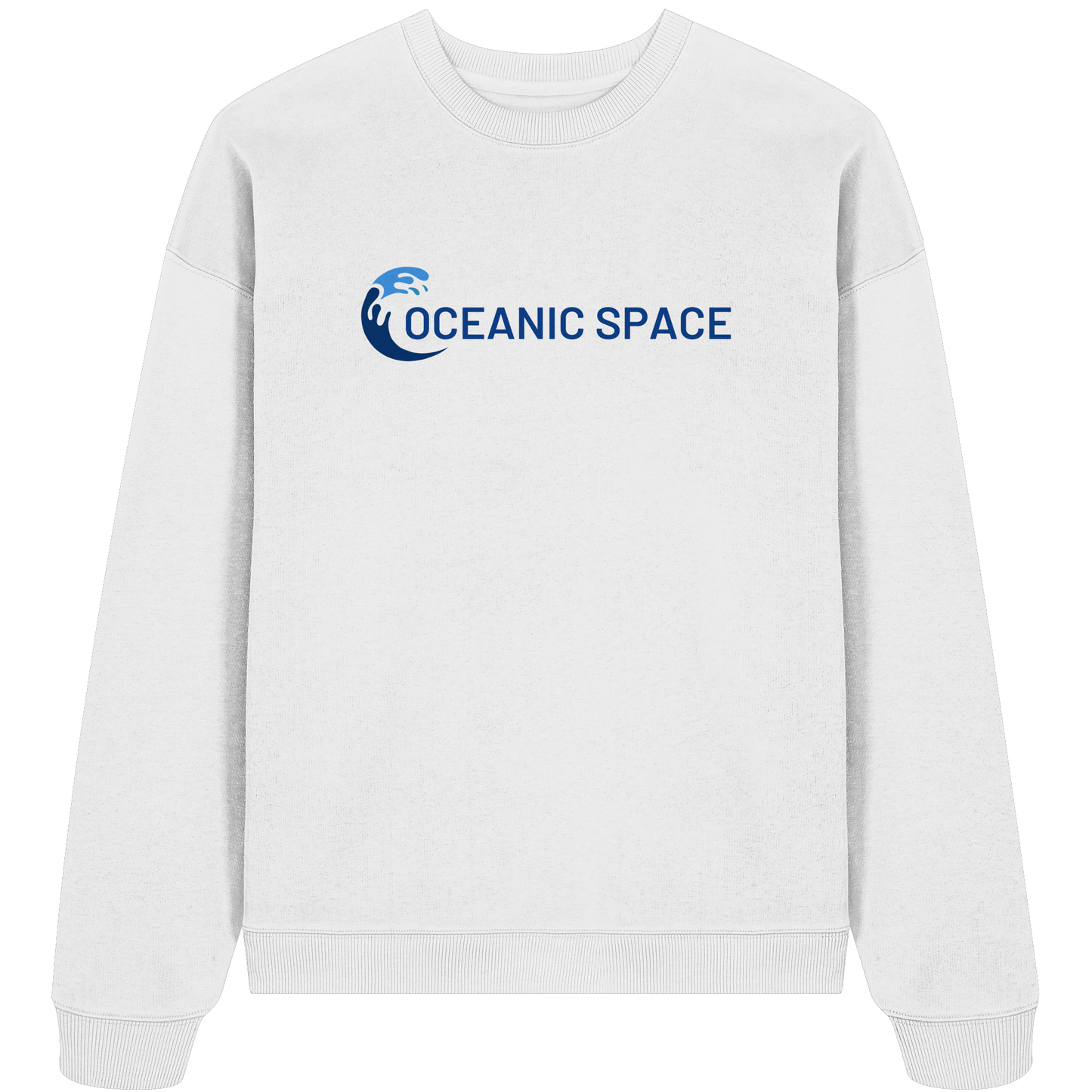 OCEANIC SPACE - Save our oceans - Organic Oversize Sweatshirt - ThreadLabs