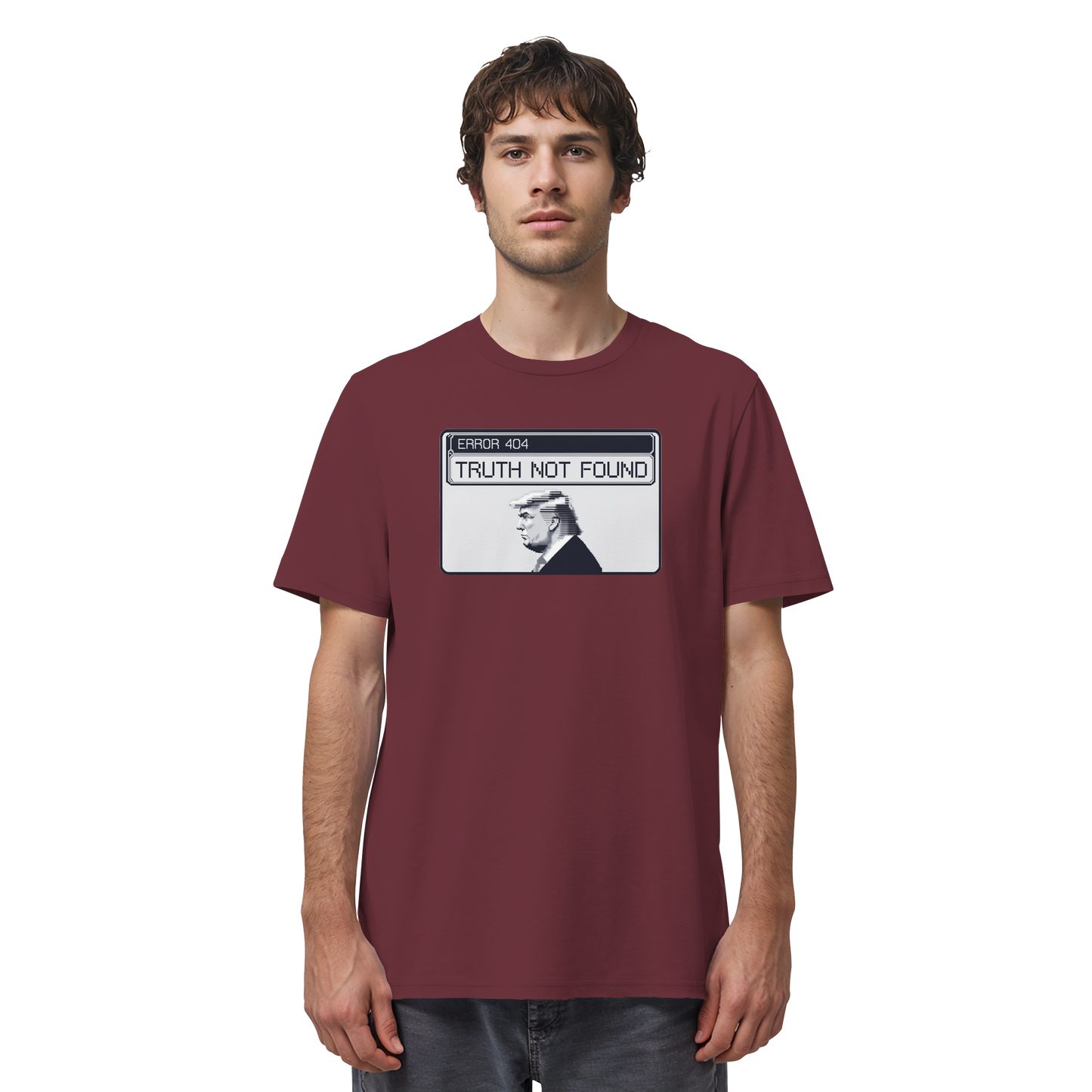 Dump Trump - Error 404: Truth not found - Organic Shirt - ThreadLabs