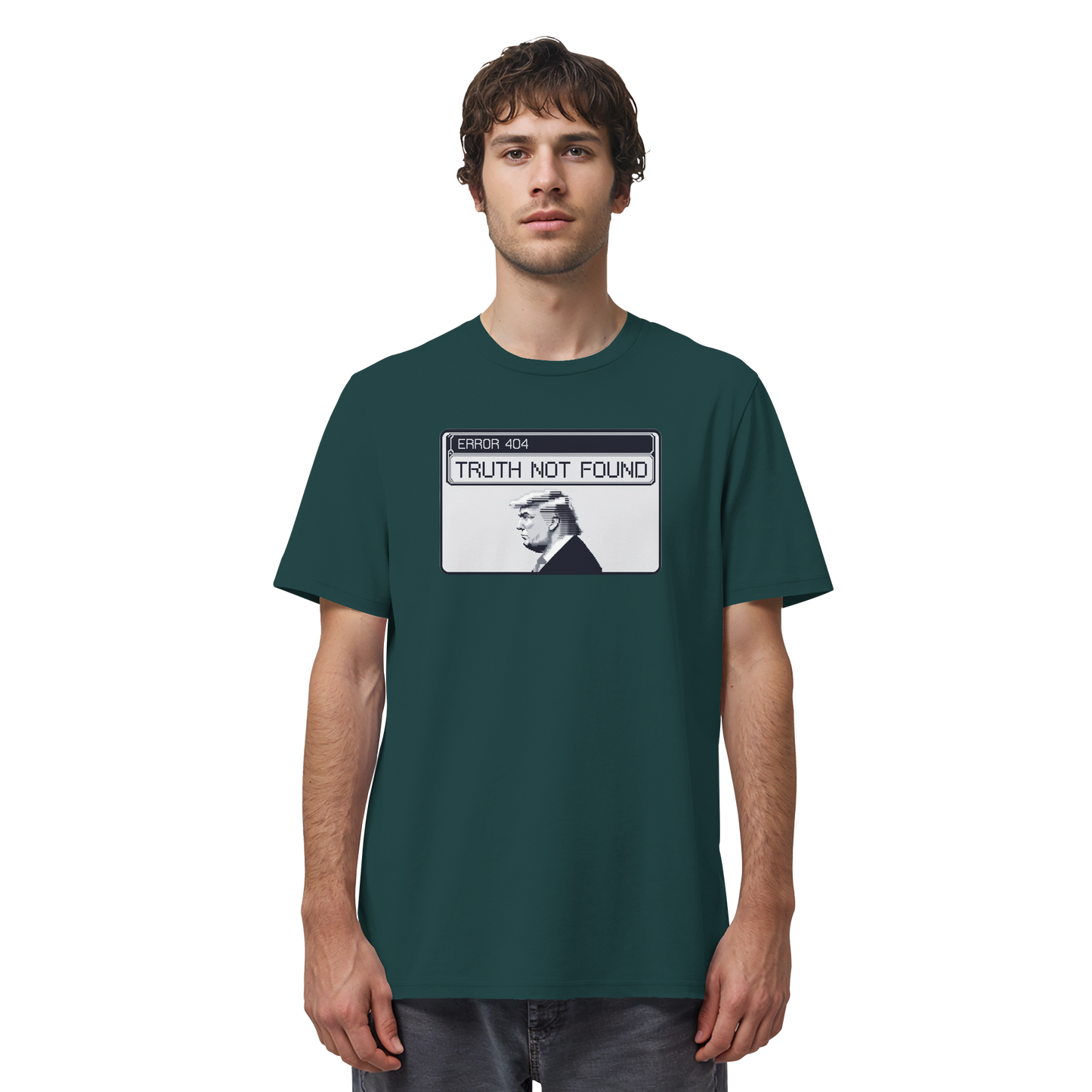 Dump Trump - Error 404: Truth not found - Organic Shirt - ThreadLabs